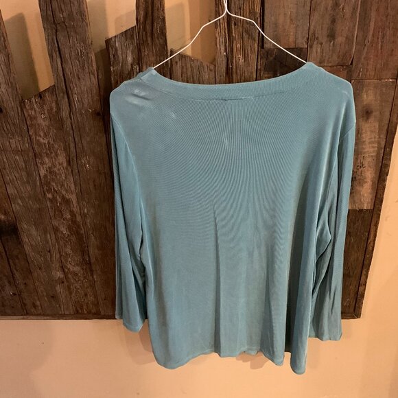 Coldwater Creek Blue Jacket Size XL - Picture 2 of 3